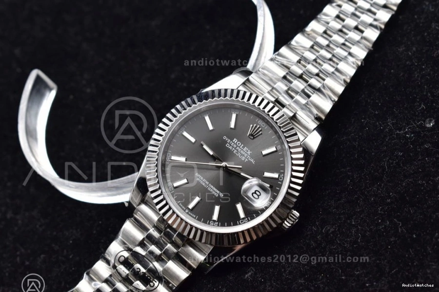 SA Jubilee Best 639 126334 Edition Steel 41 Dial Bracelet on Stick DateJust DIWF Grey Casual 904L 1:1 0723